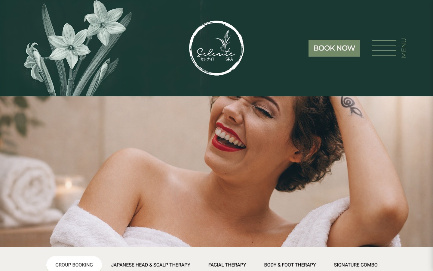 The current homepage